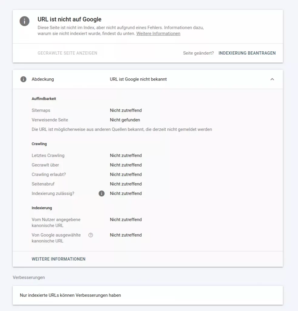 index-noch-nicht-eingetragen